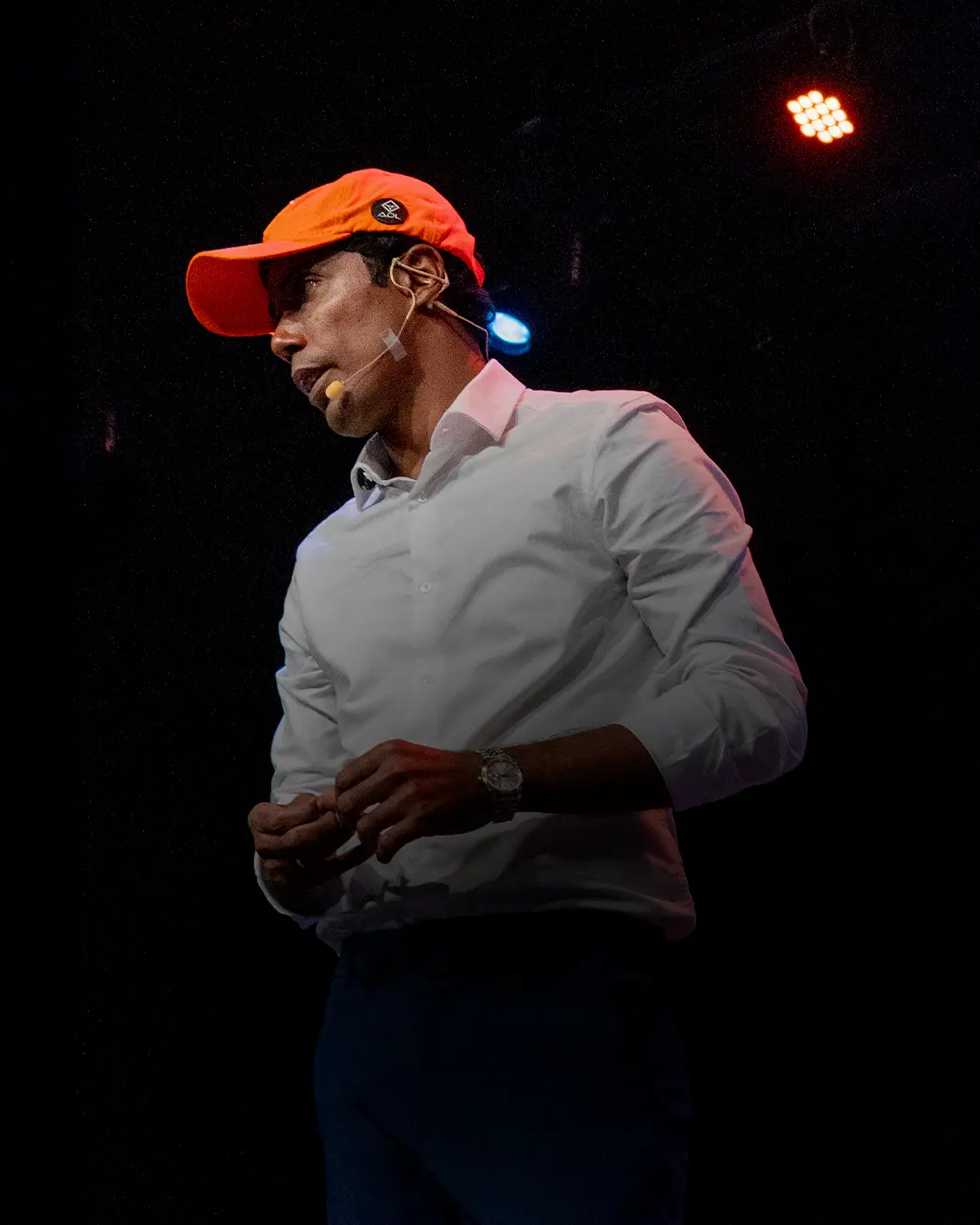Fábio Costa, criador do Método ADL, no palco